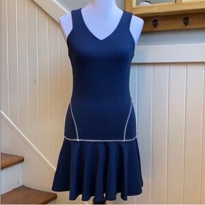 NWT Amour Vert Organic Cotton Navy Dress